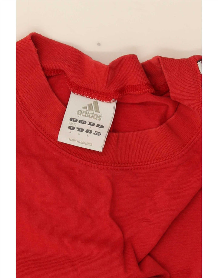 Adidas T-shirt pour homme UK 38/40 Rouge moyen