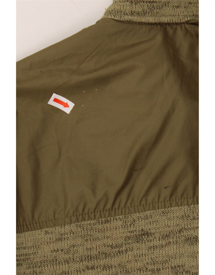 JACK WOLFSKIN Veste de Survêtement Homme Petit Kaki Moucheté Polyester