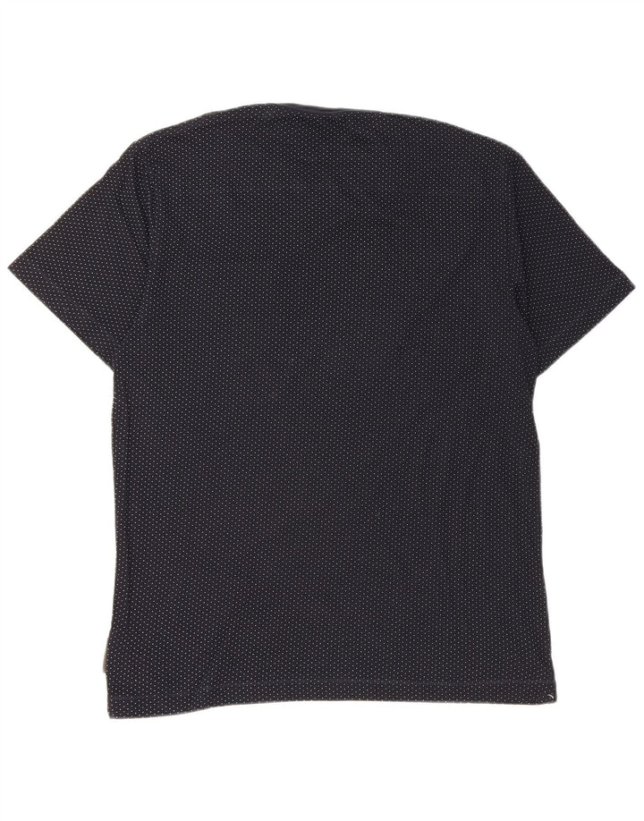 French Connection T-Shirt Homme Bleu Marine Moyen Coton à Pois