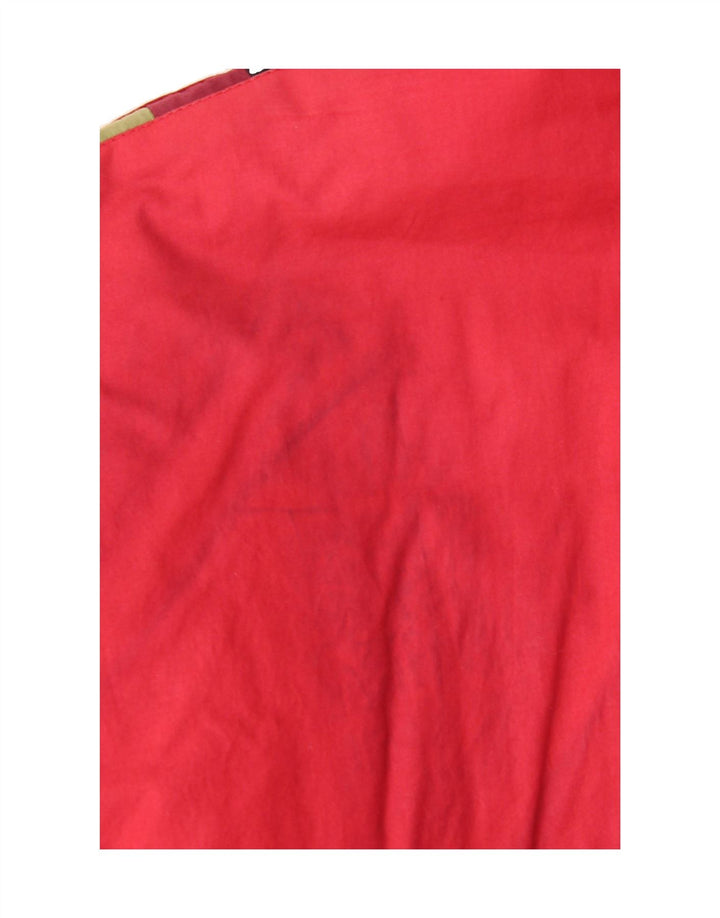 VINTAGE Womens Graphic Hooded Padded Coat Size 20 2XL Red Vintage Vintage and Second-Hand Vintage from Messina Hembry 