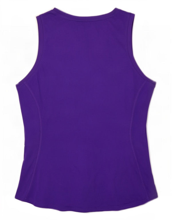 Nike Womens Dri Fit Débardeur UK 14 Large Violet Polyester