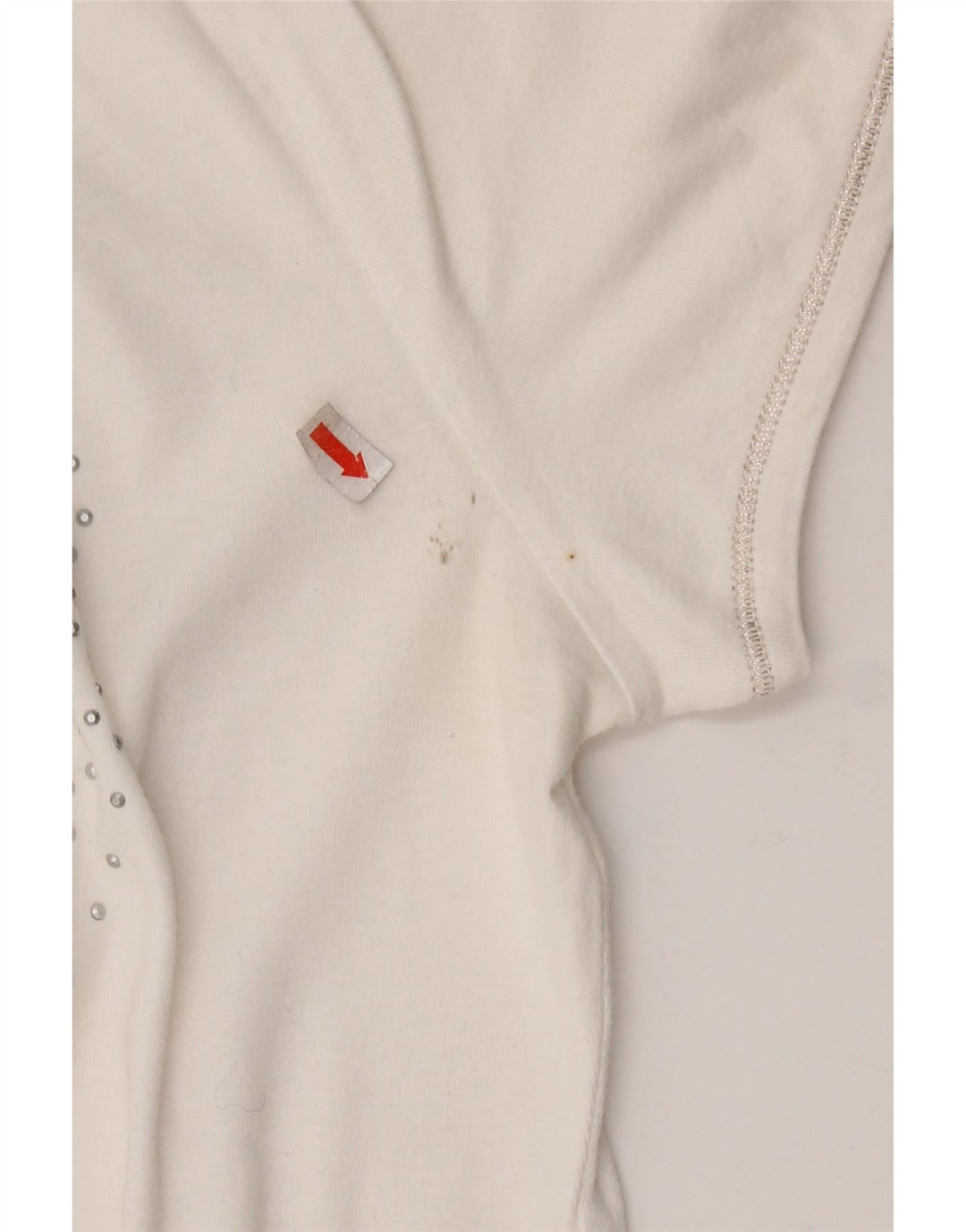 GAS Polo Graphique Femme UK 18 XL Coton Blanc