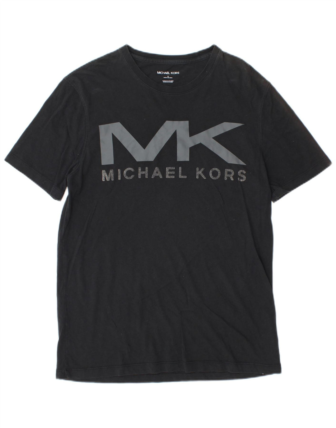 MICHAEL KORS T-shirt graphique pour hommes, petit haut en coton noir