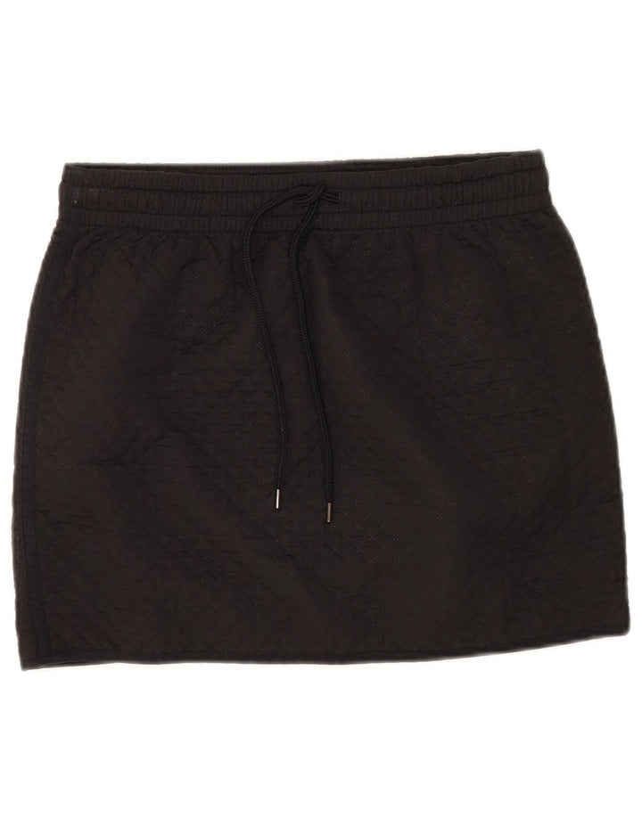Benetton Mini Jupe Femme W32 Large Noir Polyester