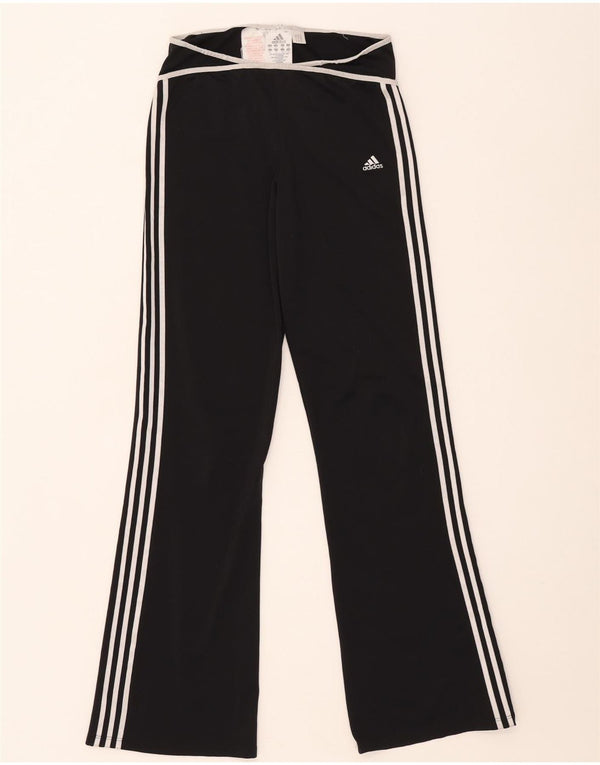Adidas Pantalon de Survêtement Flare Fille 13-14 Ans Noir Polyester