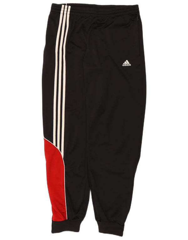 Adidas Pantalon de survêtement pour homme UK 42/44 Large Noir Colourblock