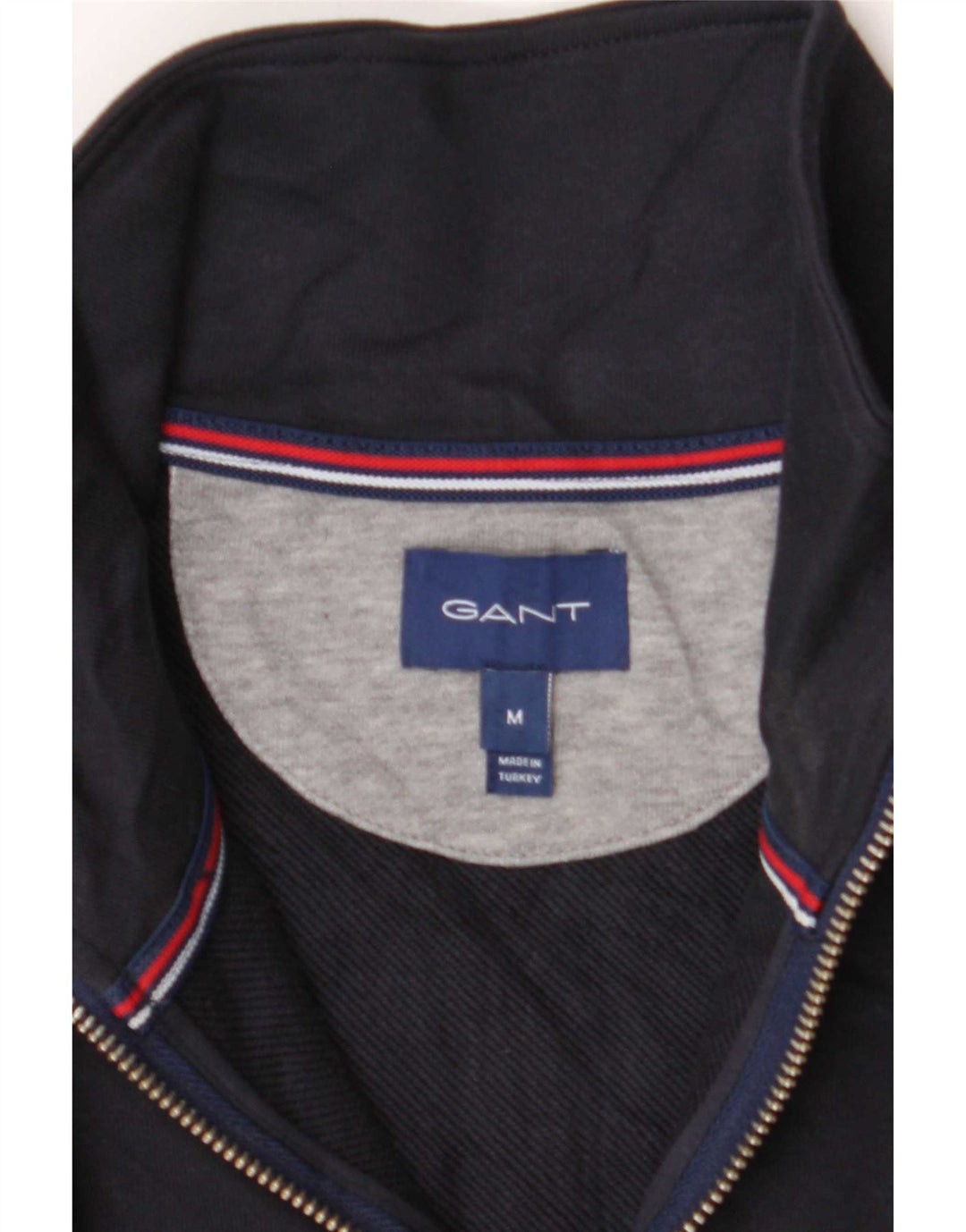 Gant Sweat-shirt à col zippé pour homme Bleu marine moyen