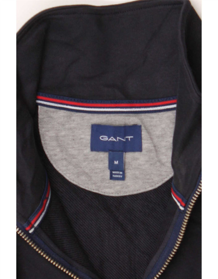 Gant Sweat-shirt à col zippé pour homme Bleu marine moyen