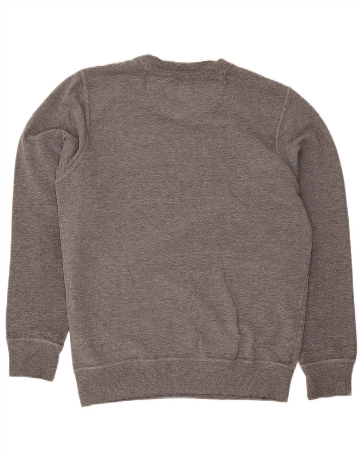 North Sails Sweat-shirt graphique pour hommes en coton moucheté petit gris