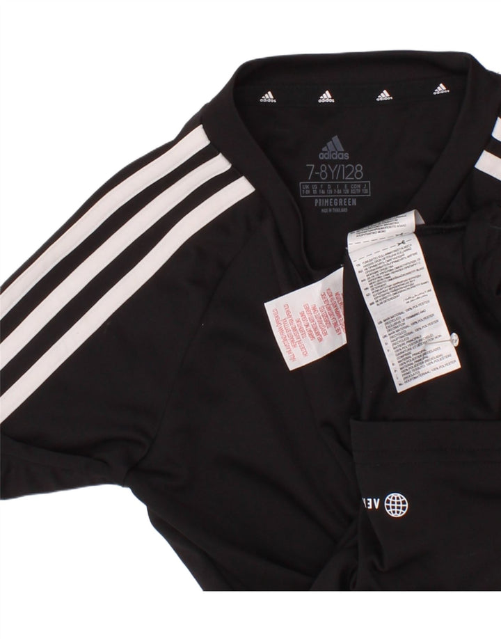 Adidas Garçon Aeroready T-Shirt Top 7-8 ans Noir Polyester