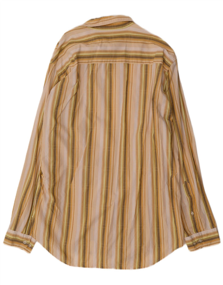 Marlboro Classics Chemise Homme 2XL Rayé Jaune