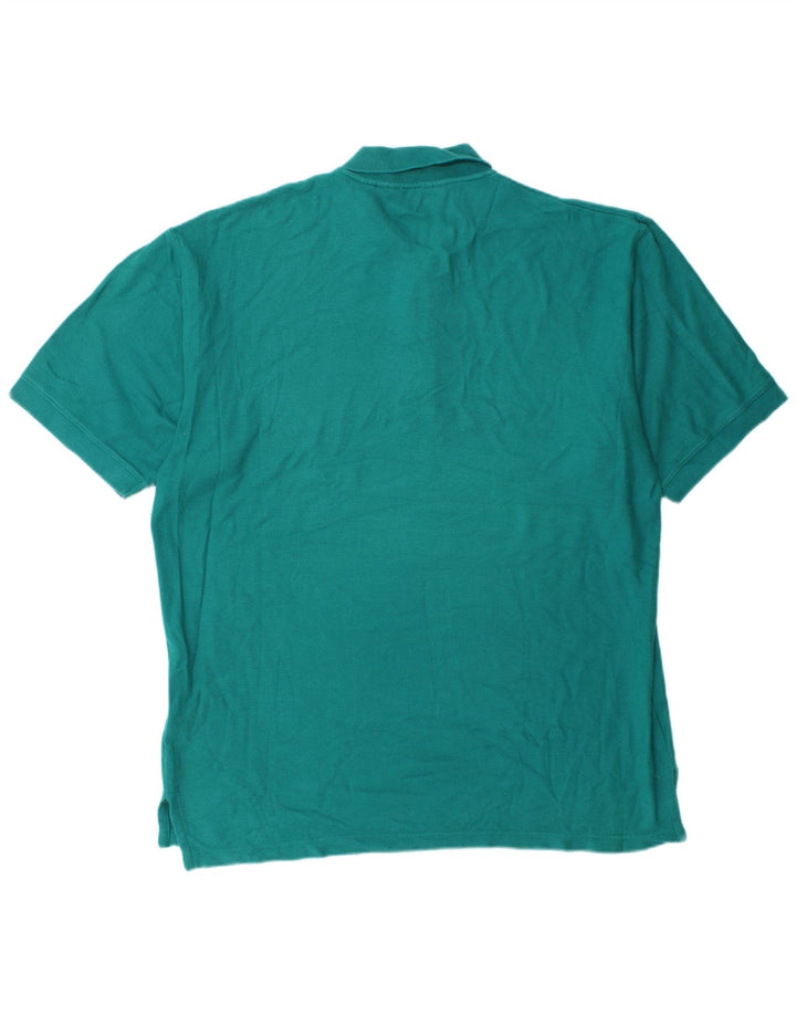 EDDIE BAUER Polo Homme Grand Coton Turquoise