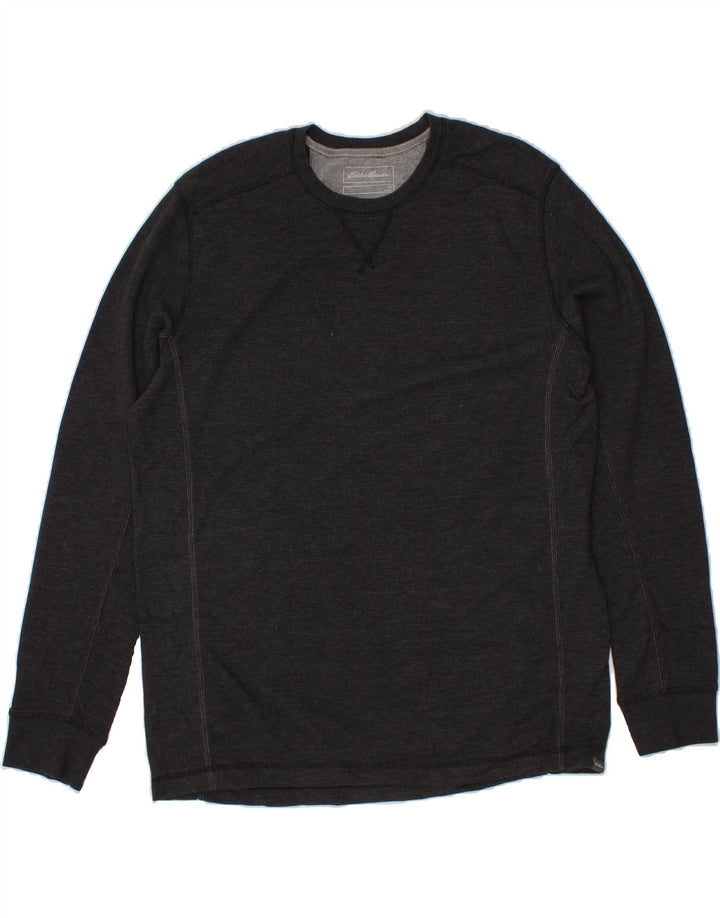 EDDIE BAUER Mens Sweatshirt Jumper XL Grey Cotton Vintage Eddie Bauer and Second-Hand Eddie Bauer from Messina Hembry 