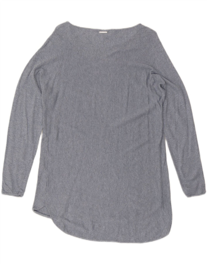 MICHAEL KORS Pull col bateau pour femme UK 14 Bleu moyen
