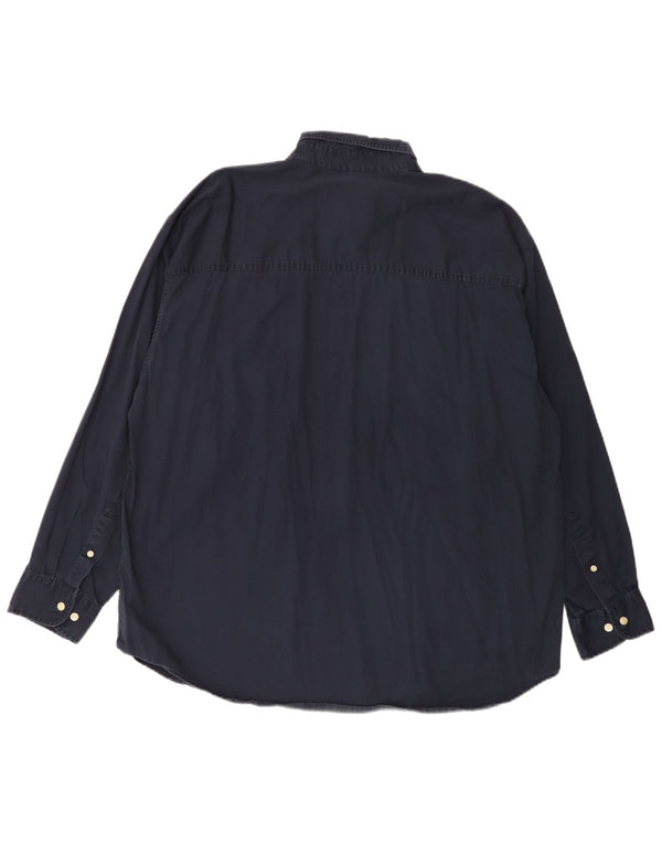 Champion Chemise Homme XL Bleu Marine Coton