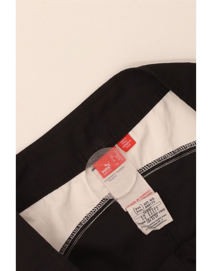 Puma Short de Bain Graphic Homme Noir Moyen Polyester Colorblock