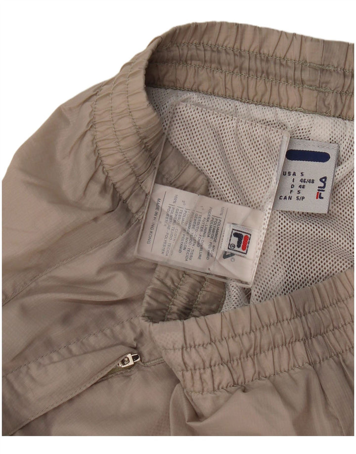 Fila Pantalon imperméable Small Beige Colourblock Polyamide Homme