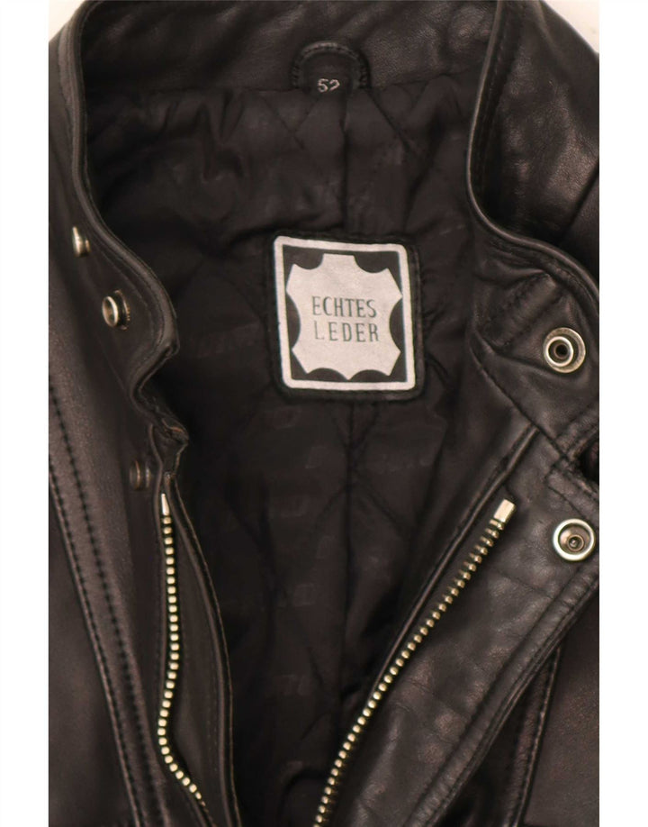 Harro Veste en cuir pour homme IT 52 XL Noir