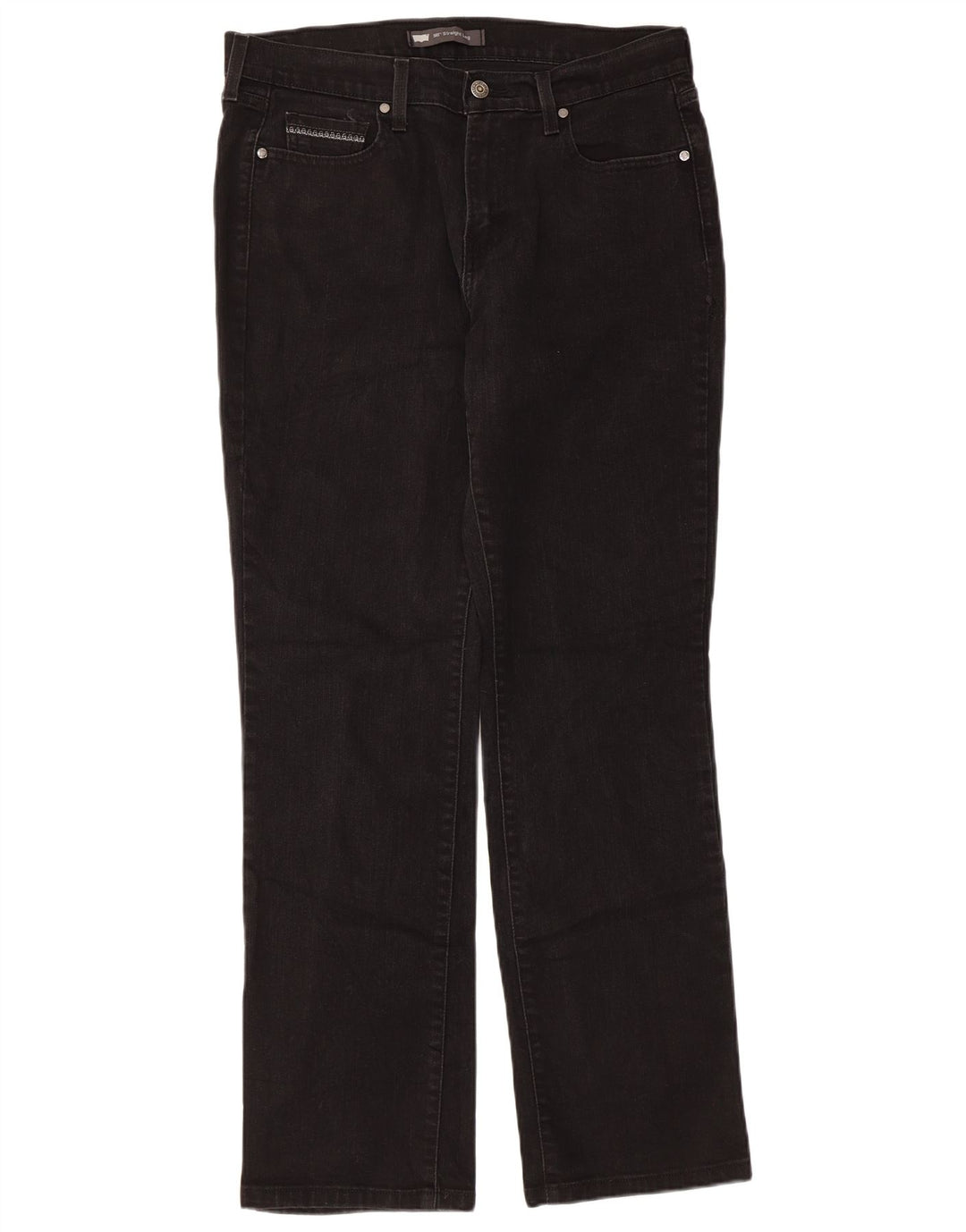 Levi's Jean Droit 505 Femme W31 L32 Noir Coton