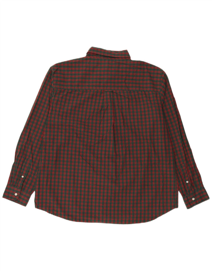 Chaps Chemise Homme 2XL Vert Carreaux Coton