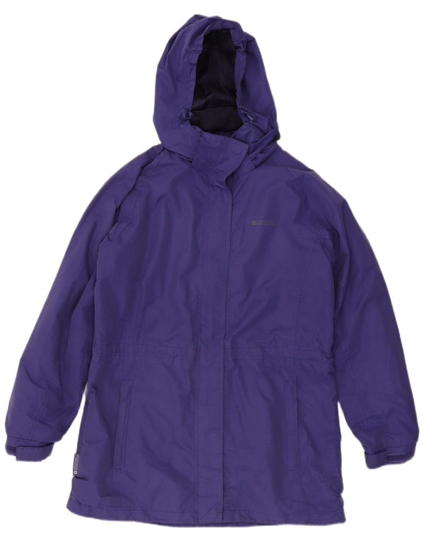 Mountain Warehouse Imperméable à capuche pour femme UK 14 Large Violet Polyester