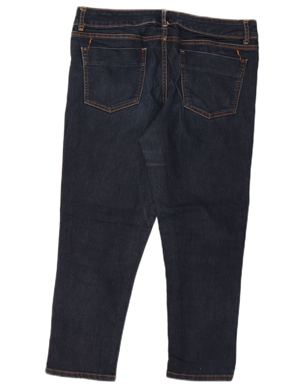 Mossimo Jean skinny court pour femme US 8 Medium W32 L25 Bleu marine en coton