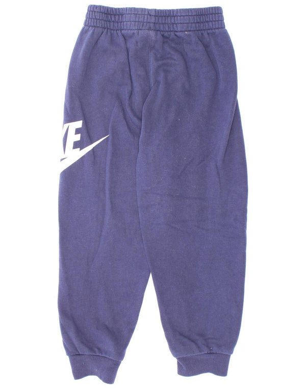 Nike Pantalon de survêtement graphique pour garçon 5-6 ans Bleu marine moyen