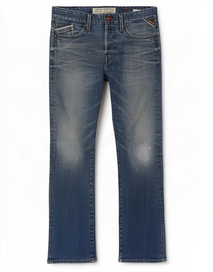 Replay Jean Droit Waitom Homme W31 L30 Bleu Coton