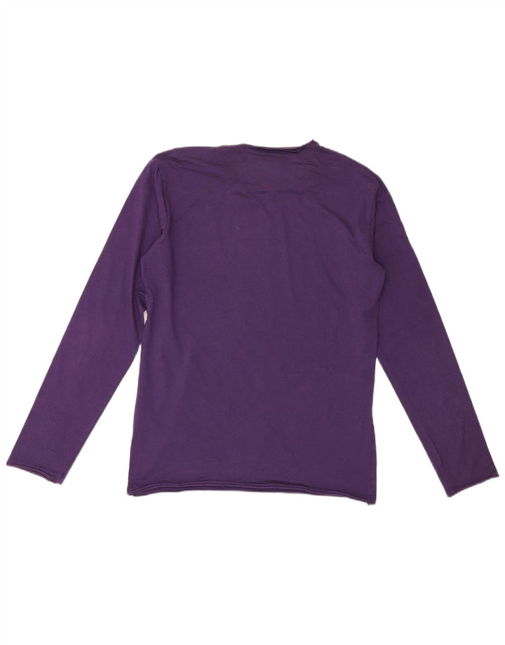 Daniele Alessandrini Haut graphique à manches longues pour homme IT 50 Violet moyen