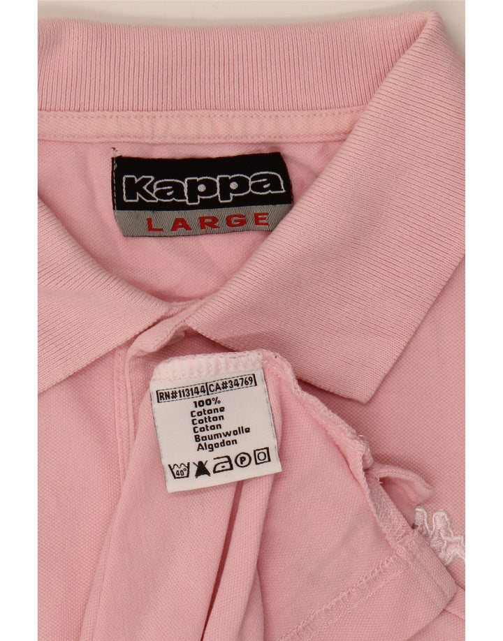 Kappa Polo Homme Grand Rose Coton