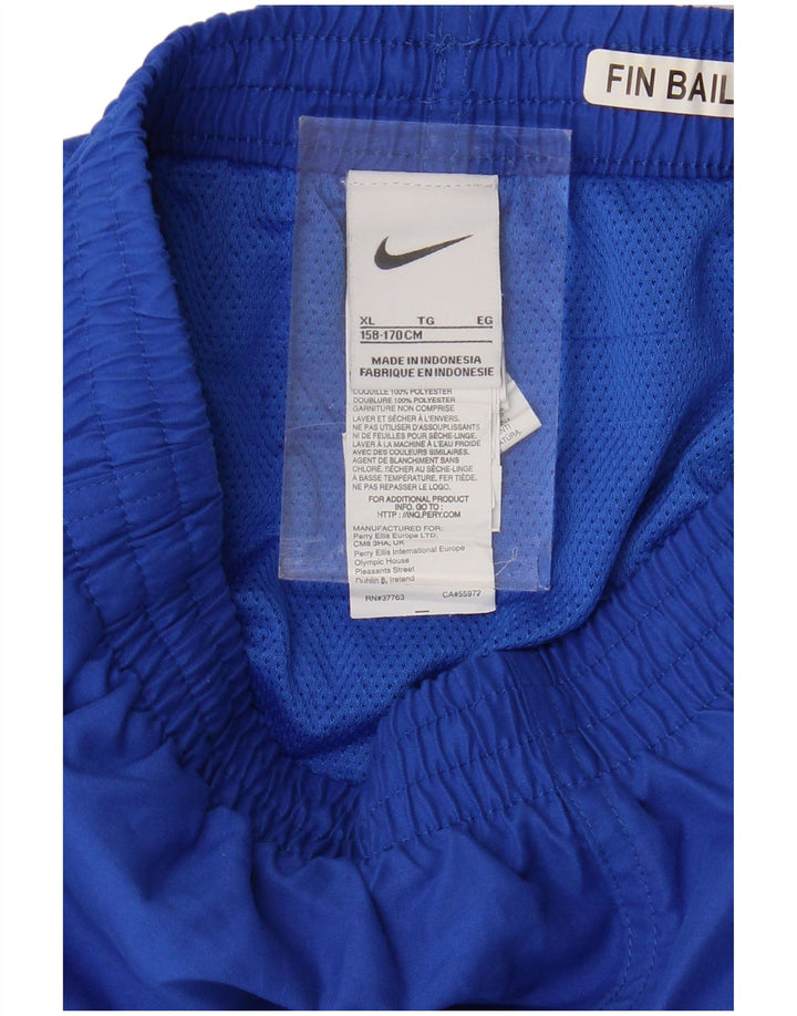 NIKE Short de sport garçon 13-14 ans XL Bleu Polyester