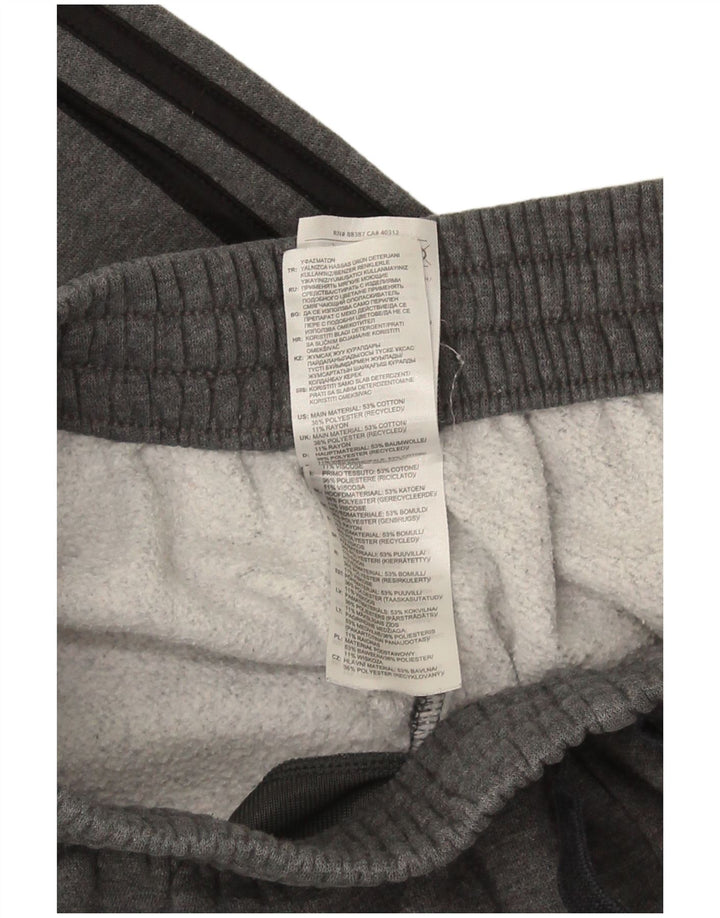 Adidas Pantalon de survêtement pour homme en coton gris moyen