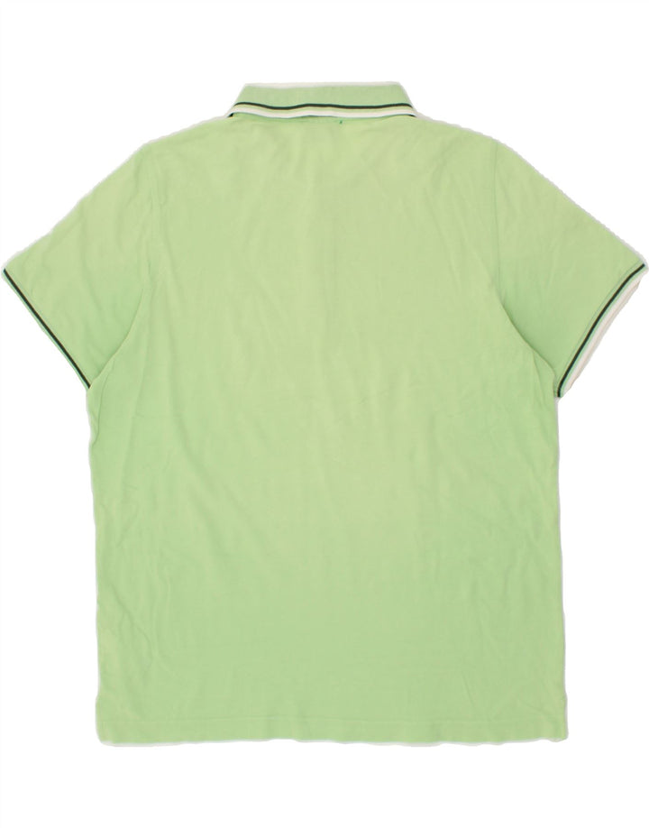 LOTTO Mens Polo Shirt Large Green Cotton Vintage Lotto and Second-Hand Lotto from Messina Hembry 