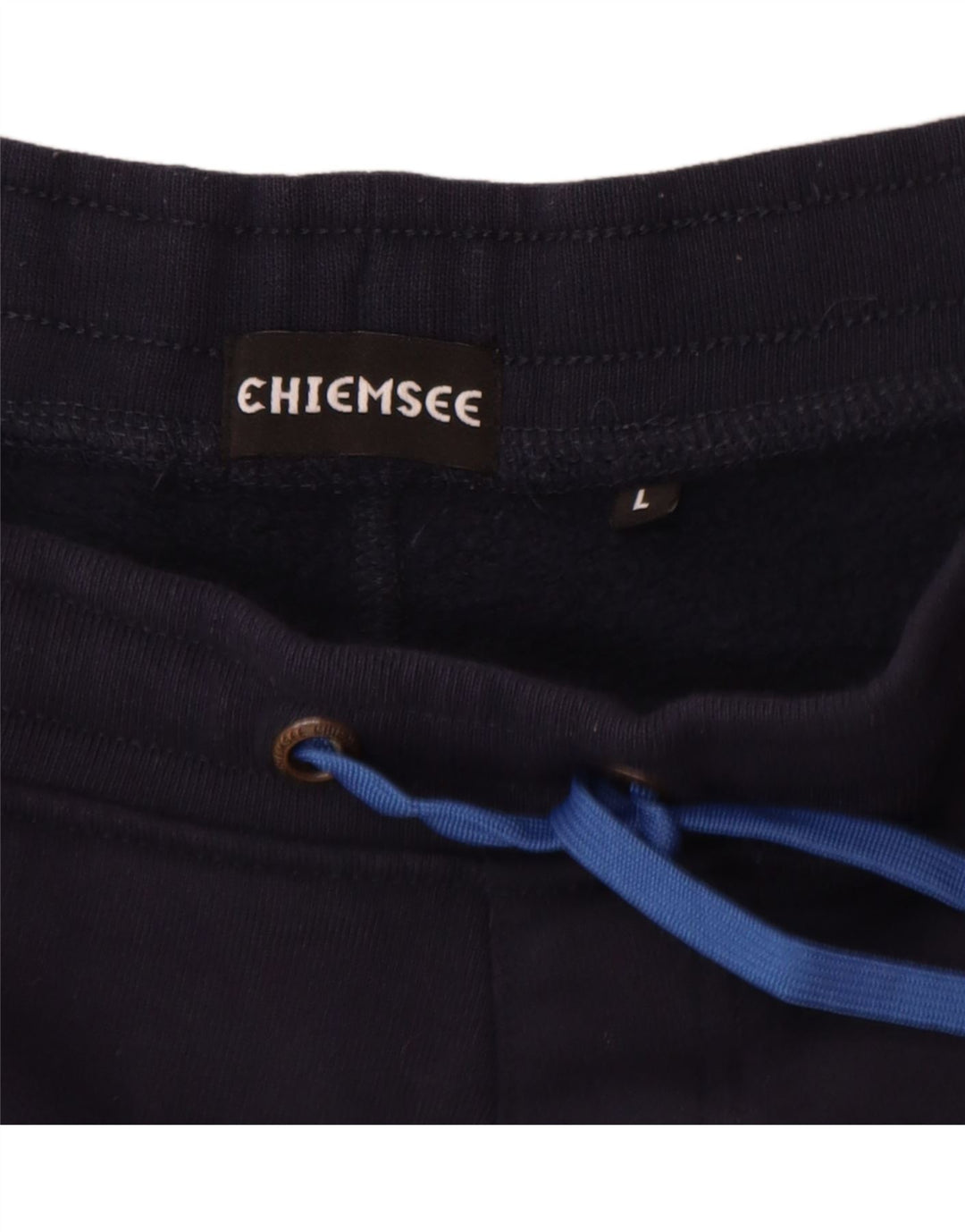 Chiemsee Short de sport graphique pour homme en coton bleu marine