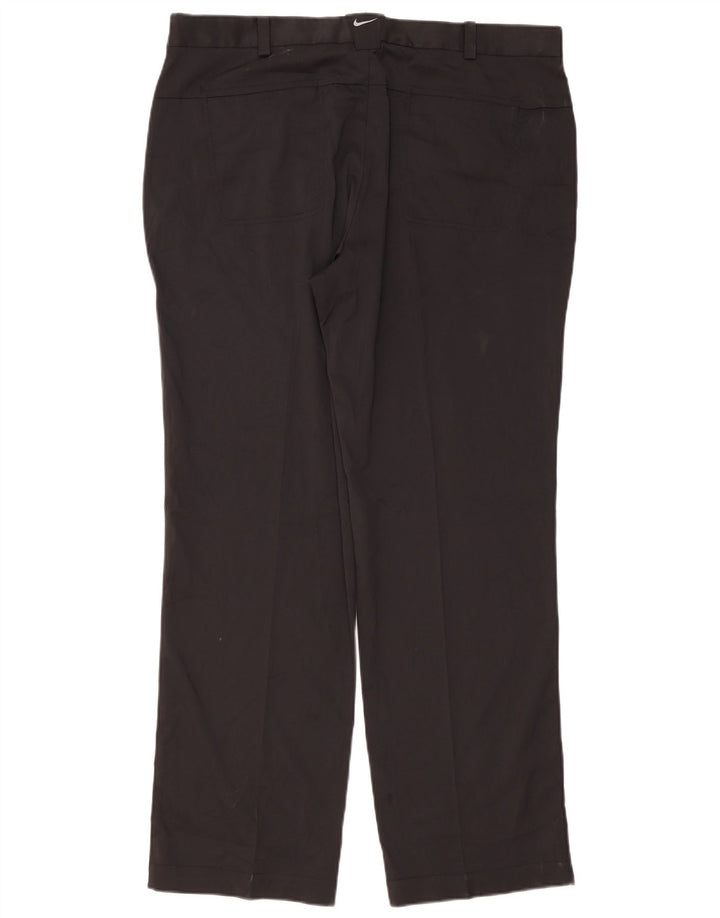 Nike Pantalon décontracté droit Dri Fit pour homme W38 L32 Noir Polyester