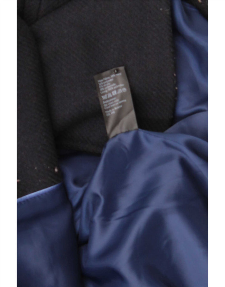 John Lewis Caban Femme UK 8 Petite Laine Bleu Marine