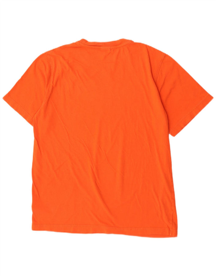 Nike T-Shirt Homme UK 39/41 Coton Orange Moyen