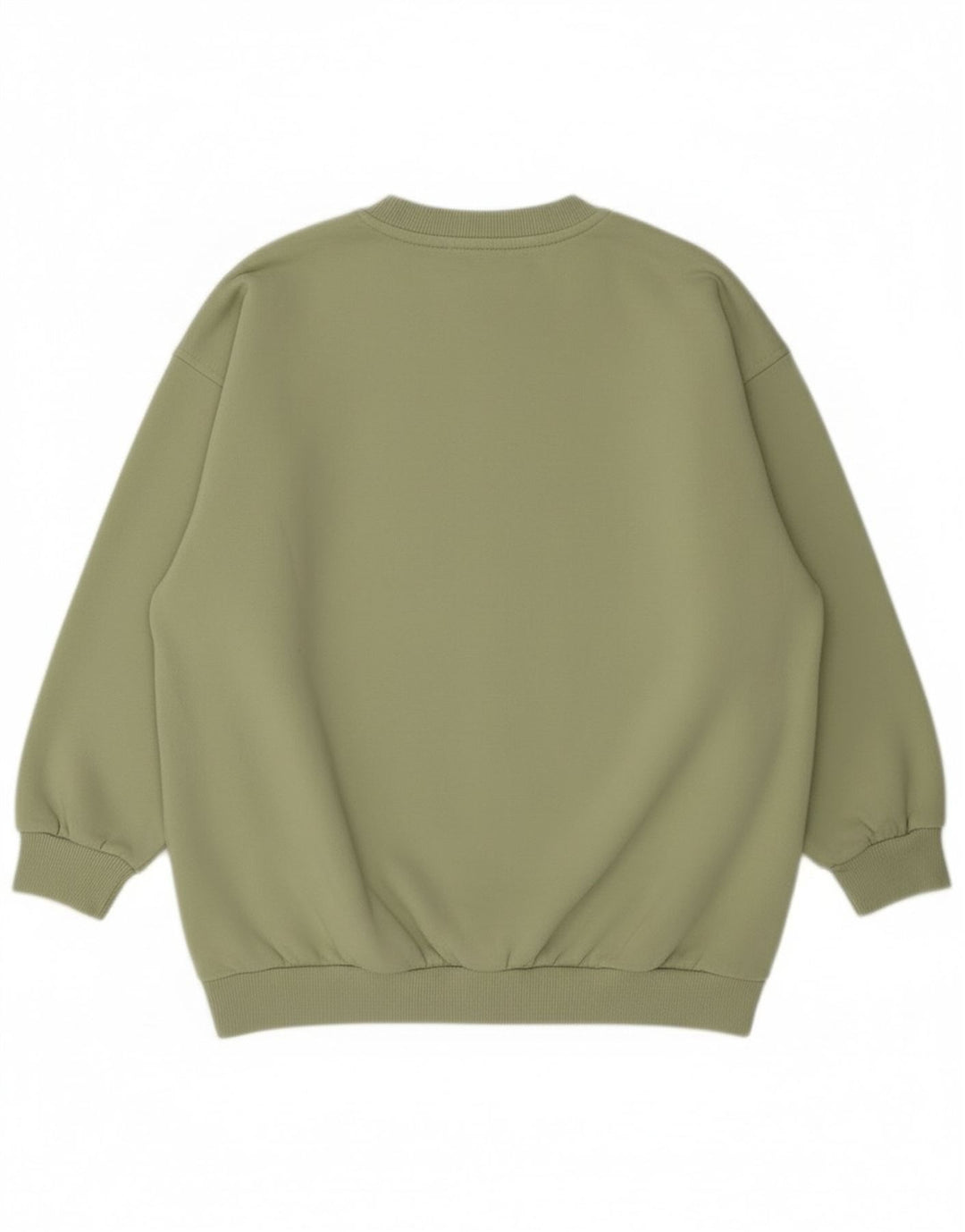 Nike Sweat-shirt Fille 10-11 ans Vert Moyen Coton