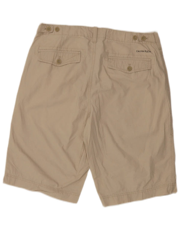 CALVIN KLEIN Short Chino Homme W32 Coton Beige Moyen