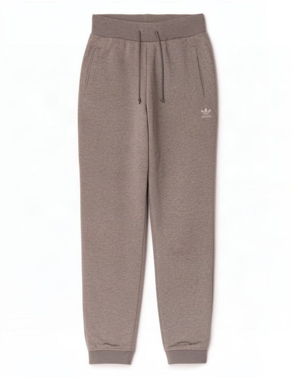 Adidas Pantalon de survêtement pour femme Joggers UK 8 Small Gris Coton