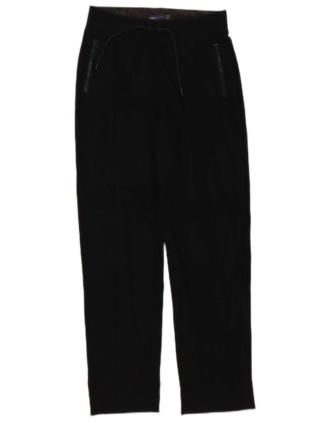 Marks & Spencer Pantalon de survêtement pour femme UK 10 Small Noir Coton