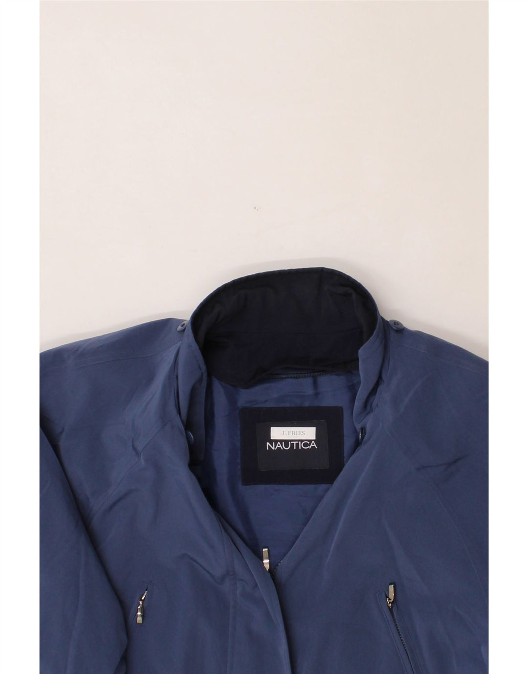 NAUTICA Womens Windbreaker Coat UK 18 XL Navy Blue Vintage Nautica and Second-Hand Nautica from Messina Hembry 
