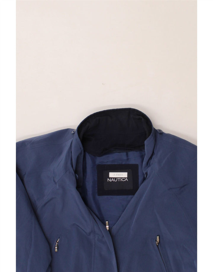 NAUTICA Womens Windbreaker Coat UK 18 XL Navy Blue Vintage Nautica and Second-Hand Nautica from Messina Hembry 