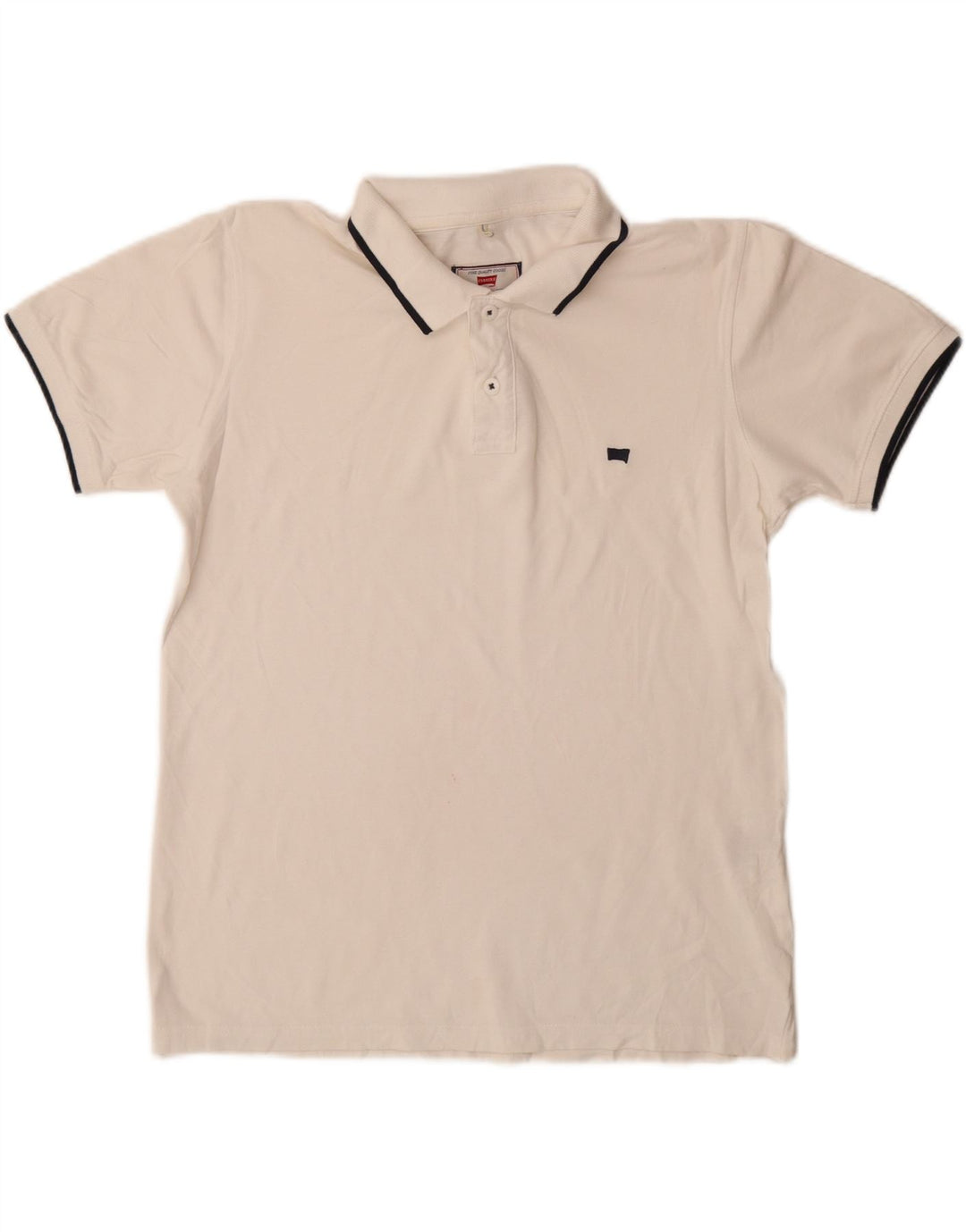 Carrera Polo Regular Fit Homme Blanc Moyen Coton