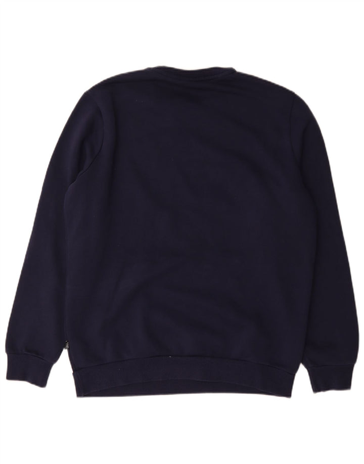 Puma Sweatshirt Jumper Homme Bleu Marine Moyen Coton