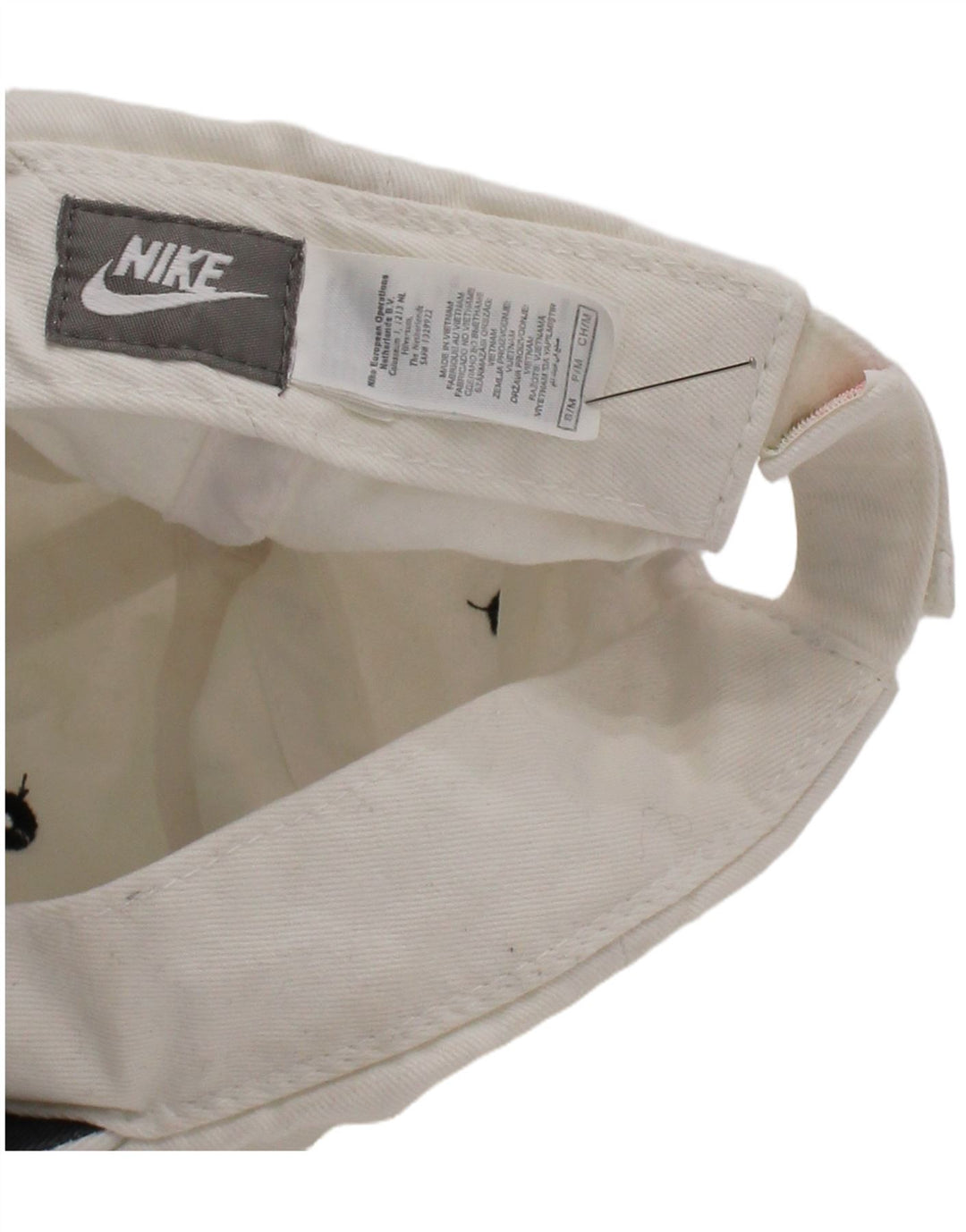 Nike Casquette de baseball garçon 7-8 ans Petit/Moyen Blanc Coton
