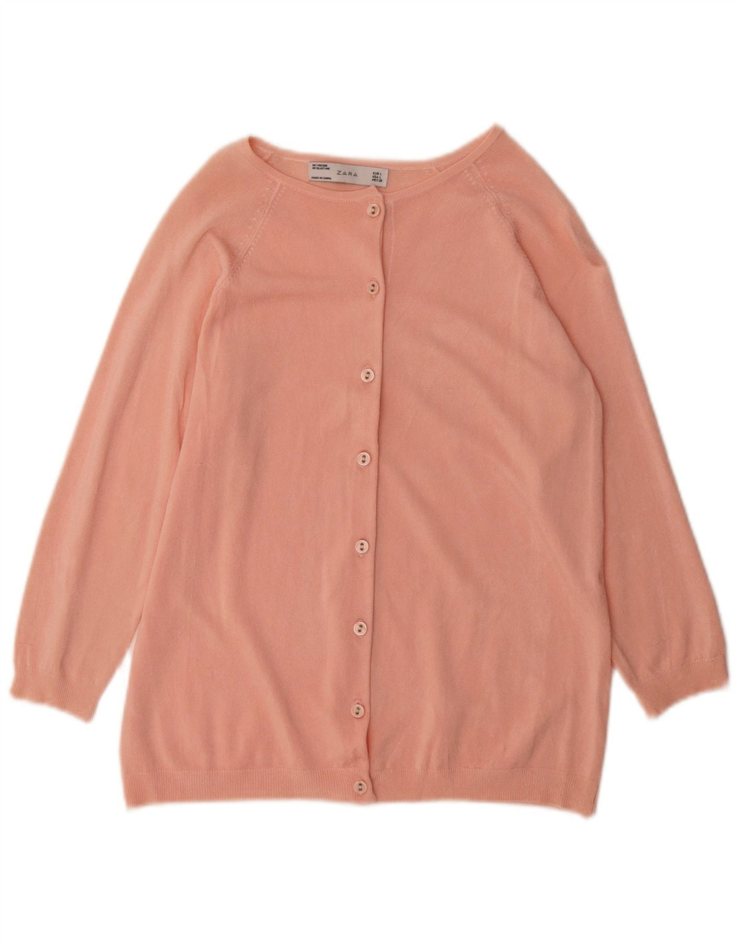 Zara Cardigan Femme Pull UK 16 Large Rose