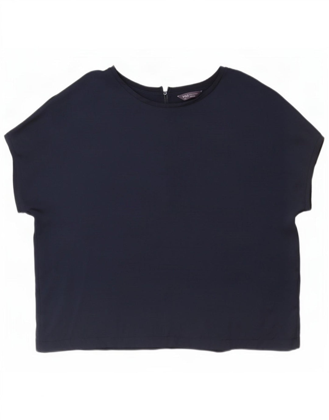 Marks & Spencer Chemisier surdimensionné pour femme UK 20 2XL Bleu marine
