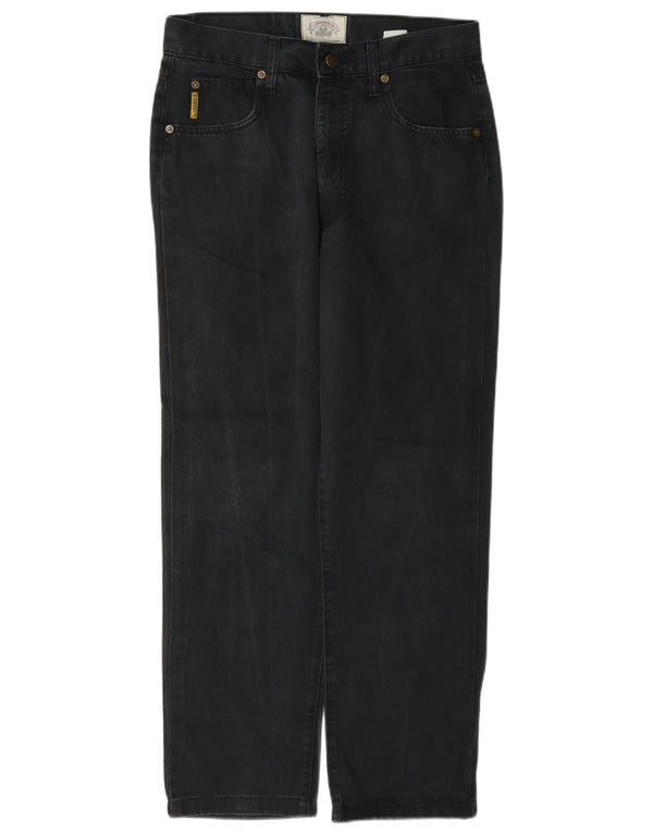 Armani Pantalon décontracté droit pour homme W32 L28 Gris Coton