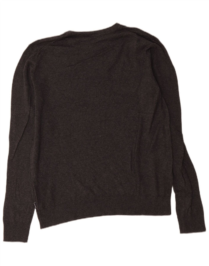 Jack & Jones Pull Col Rond Homme Gris Moyen Coton
